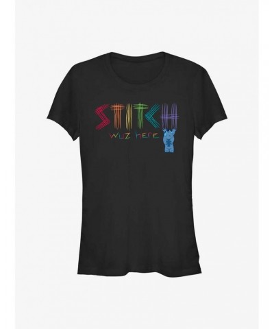 Disney Lilo & Stitch Stitch Was Here Pride T-Shirt $6.77 T-Shirts