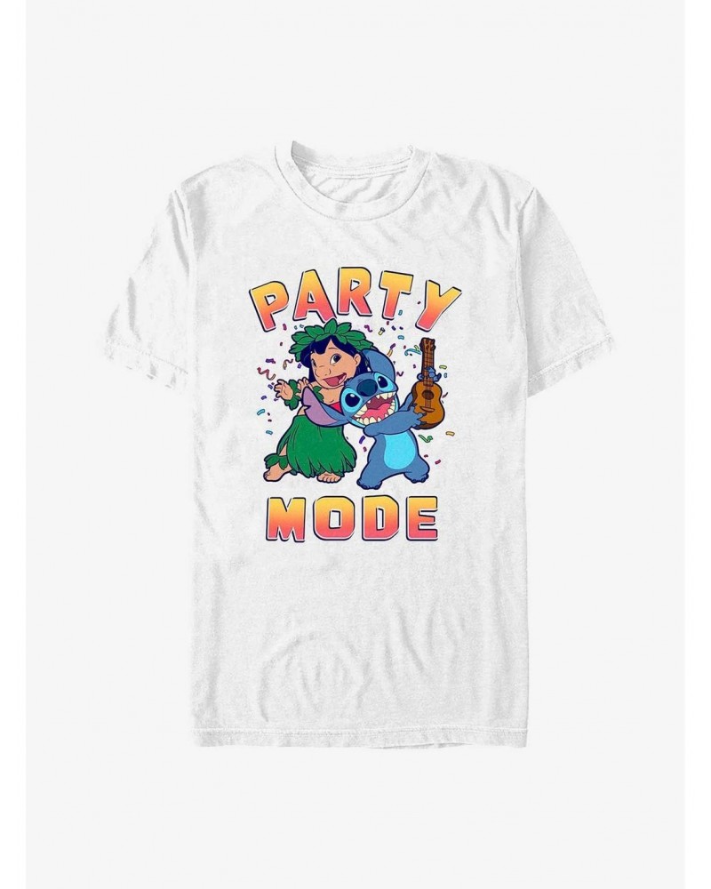 Disney Lilo & Stitch Party Mode T-Shirt $8.22 T-Shirts