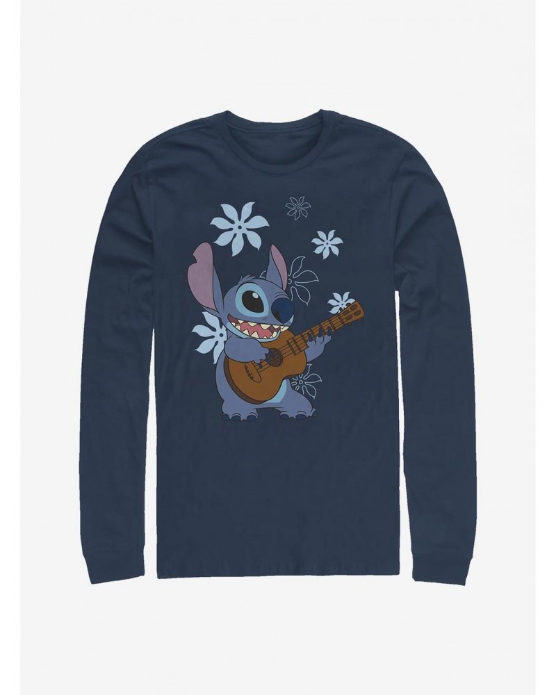 Disney Lilo & Stitch Flowers Long-Sleeve T-Shirt $8.16 T-Shirts