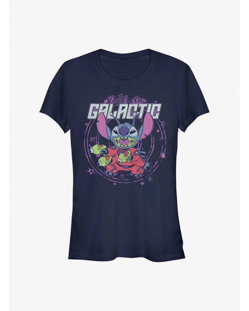 Disney Lilo & Stitch Dad's Are Galactic Girls T-Shirt $8.37 T-Shirts