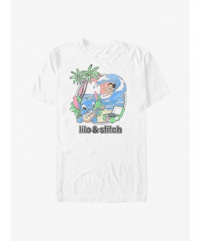 Disney Lilo & Stitch Beach Day T-Shirt $7.65 T-Shirts