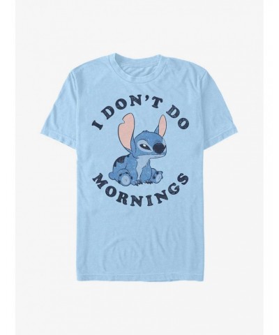 Disney Lilo & Stitch I Don't Do Mornings T-Shirt $8.03 T-Shirts