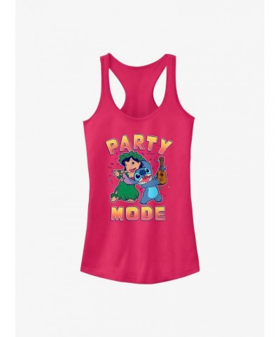 Disney Lilo & Stitch Party Mode Girls Tank $8.96 Tanks