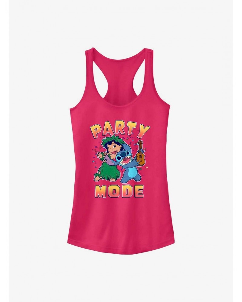 Disney Lilo & Stitch Party Mode Girls Tank $8.96 Tanks