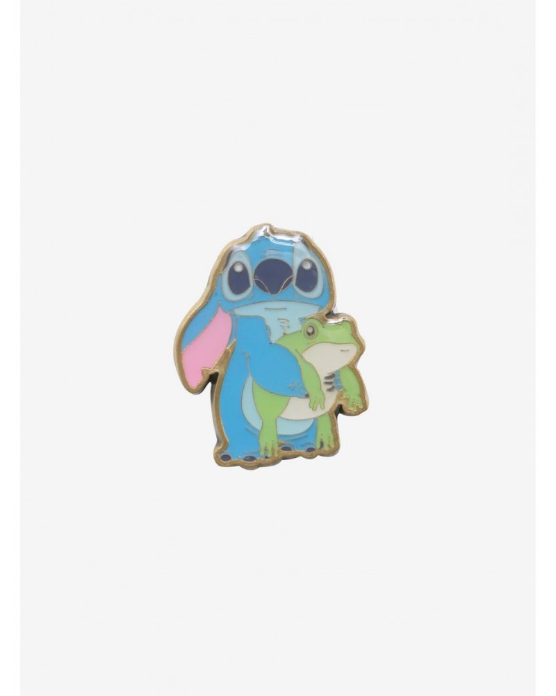 Loungefly Disney Lilo & Stitch Frog Enamel Pin $3.28 Pins