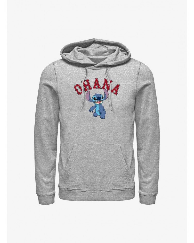 Disney Lilo & Stitch Ohana Collegiate Hoodie $11.14 Hoodies