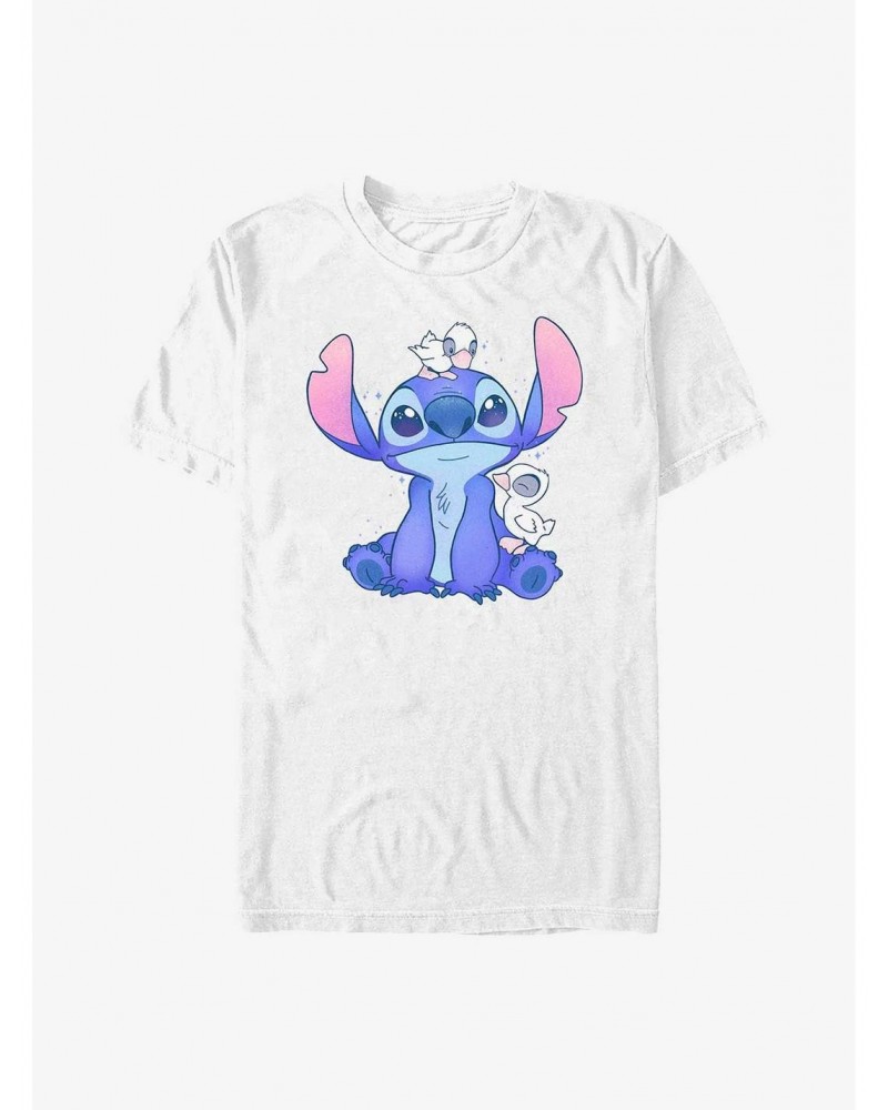 Disney Lilo & Stitch Cute Ducks T-Shirt $7.27 T-Shirts