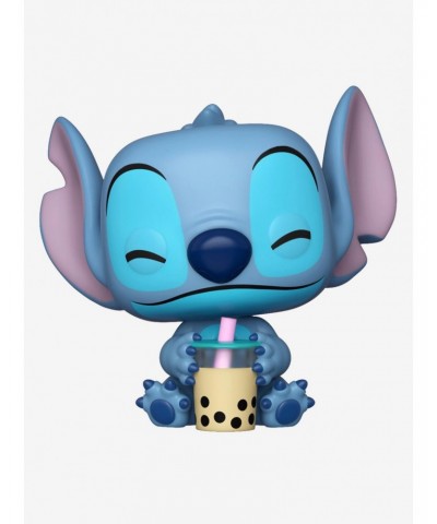 Funko Disney Lilo & Stitch Pop! Stitch (With Boba) Vinyl Figure $5.51 T-Shirts