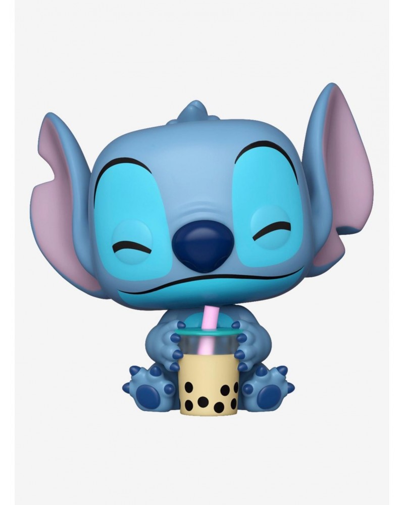 Funko Disney Lilo & Stitch Pop! Stitch (With Boba) Vinyl Figure $5.51 T-Shirts