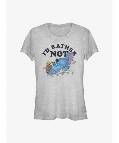 Disney Lilo & Stitch I'd Rather Not Girls T-Shirt $7.17 T-Shirts