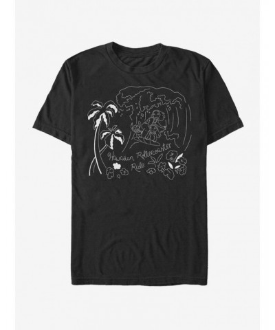 Disney Lilo & Stitch Hawaiian Rollercoaster Ride T-Shirt $9.37 T-Shirts