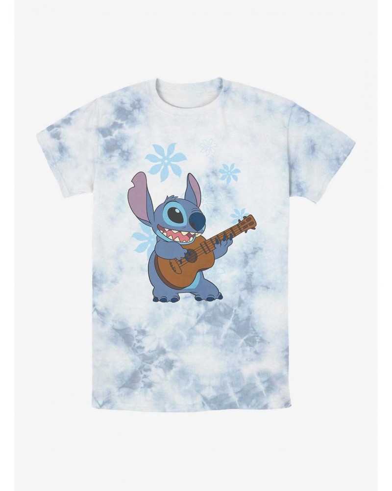 Disney Lilo & Stitch Ukulele Stitch Tie-Dye T-Shirt $10.15 T-Shirts