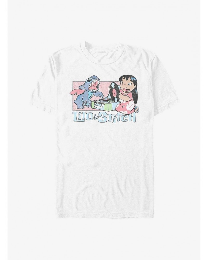 Disney Lilo & Stitch Duo Records Extra Soft T-Shirt $11.96 T-Shirts