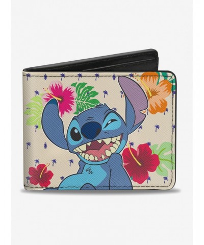 Disney Lilo & Stitch Winking Ohana Means Family Bi-Fold Wallet $8.13 Wallets