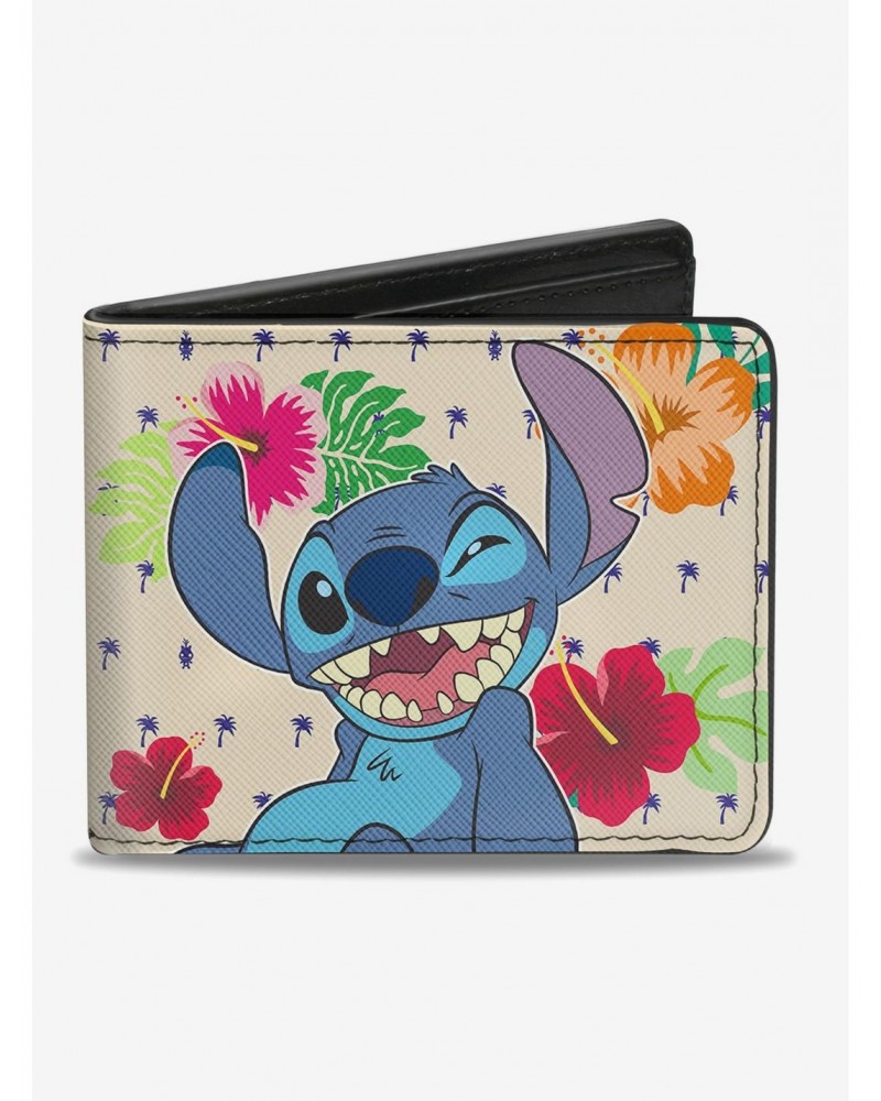 Disney Lilo & Stitch Winking Ohana Means Family Bi-Fold Wallet $8.13 Wallets