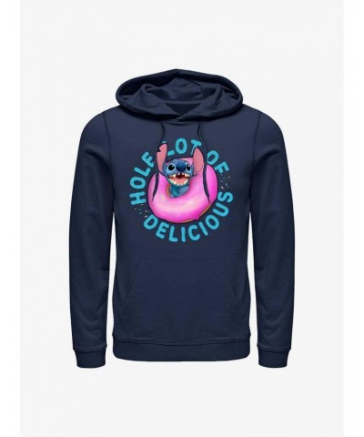 Disney Lilo & Stitch Hole Lot Of Delicious Hoodie $16.52 Hoodies