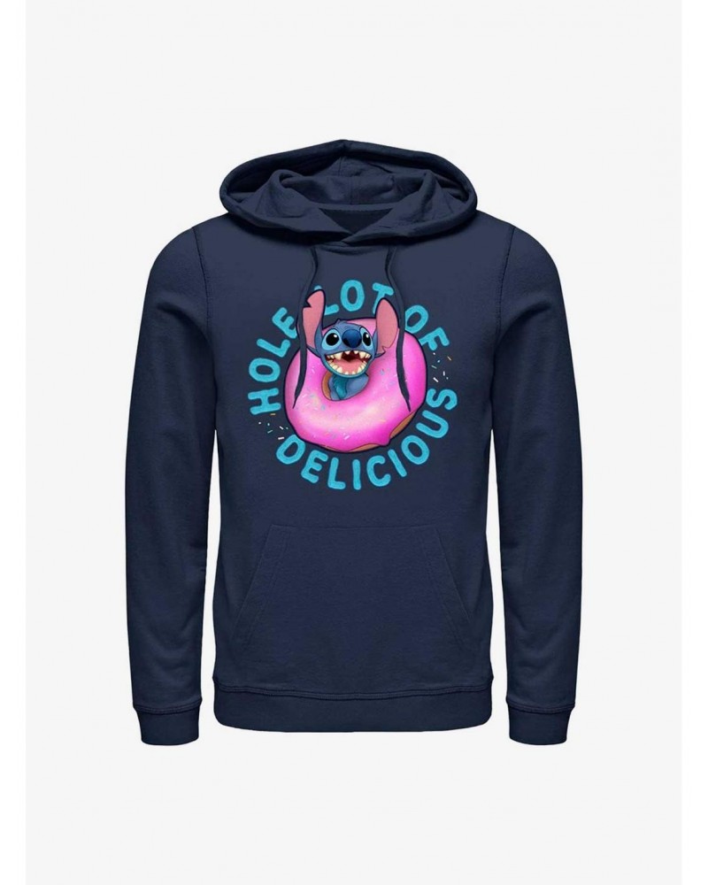 Disney Lilo & Stitch Hole Lot Of Delicious Hoodie $16.52 Hoodies