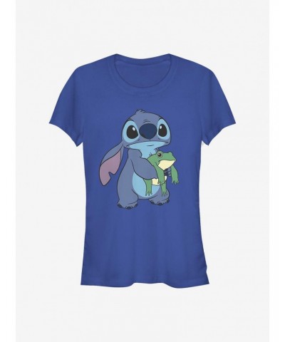 Disney Lilo & Stitch Froggie Girls T-Shirt $8.17 T-Shirts