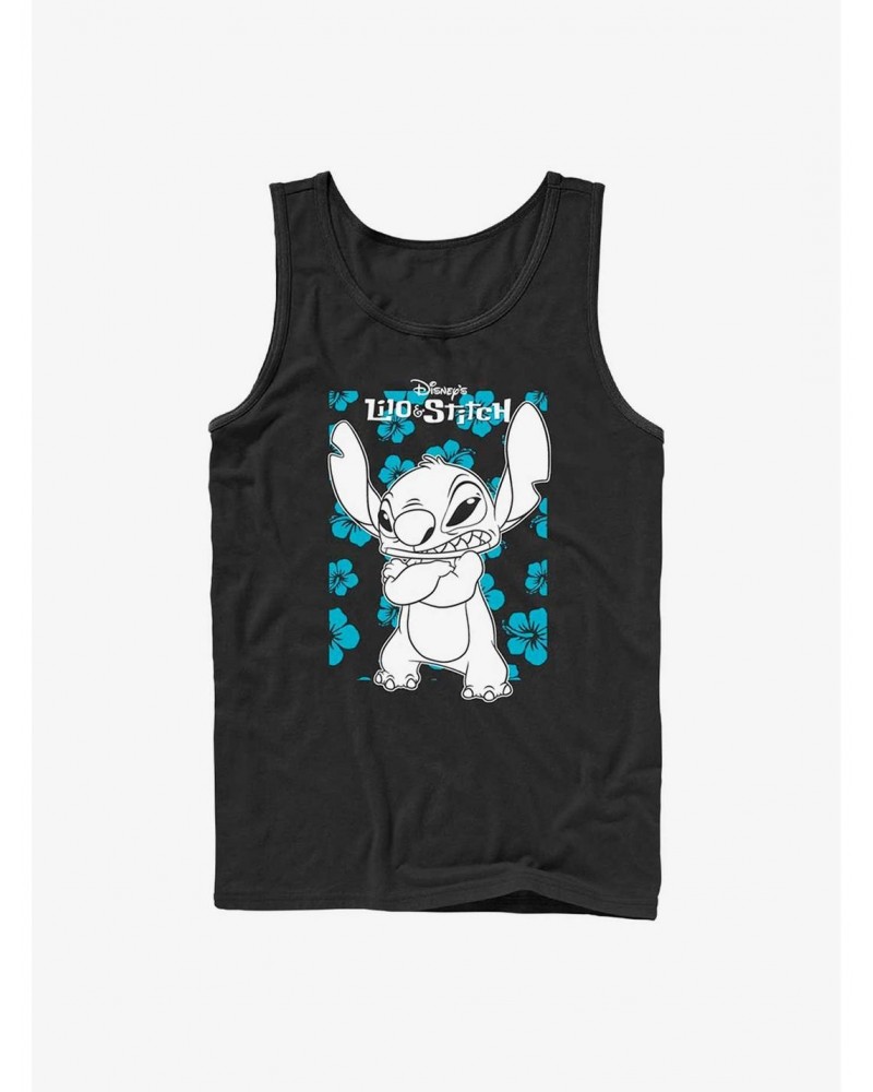 Disney Lilo & Stitch Grumpy Stitch Tank $9.56 Tanks