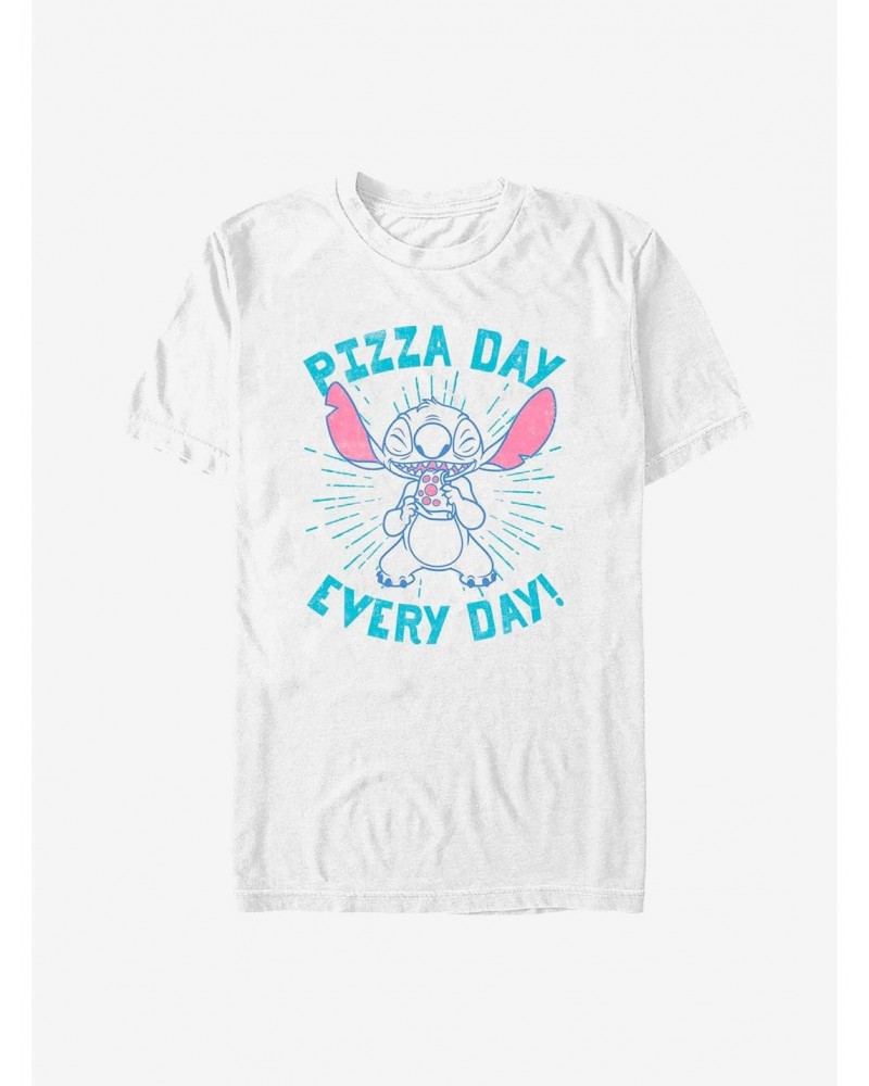 Disney Lilo & Stitch Pizza Day Every Day T-Shirt $6.88 T-Shirts