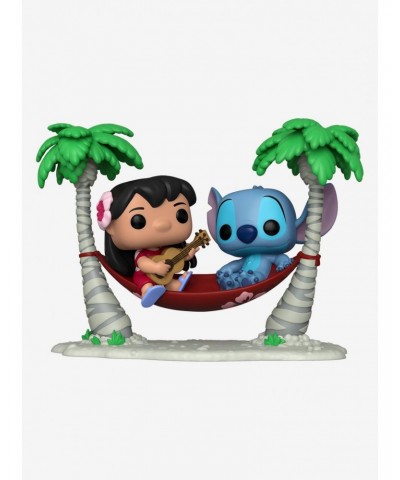 Funko Disney Lilo & Stitch Pop! Moment Lilo & Stitch In Hammock Vinyl Figure $11.19 T-Shirts