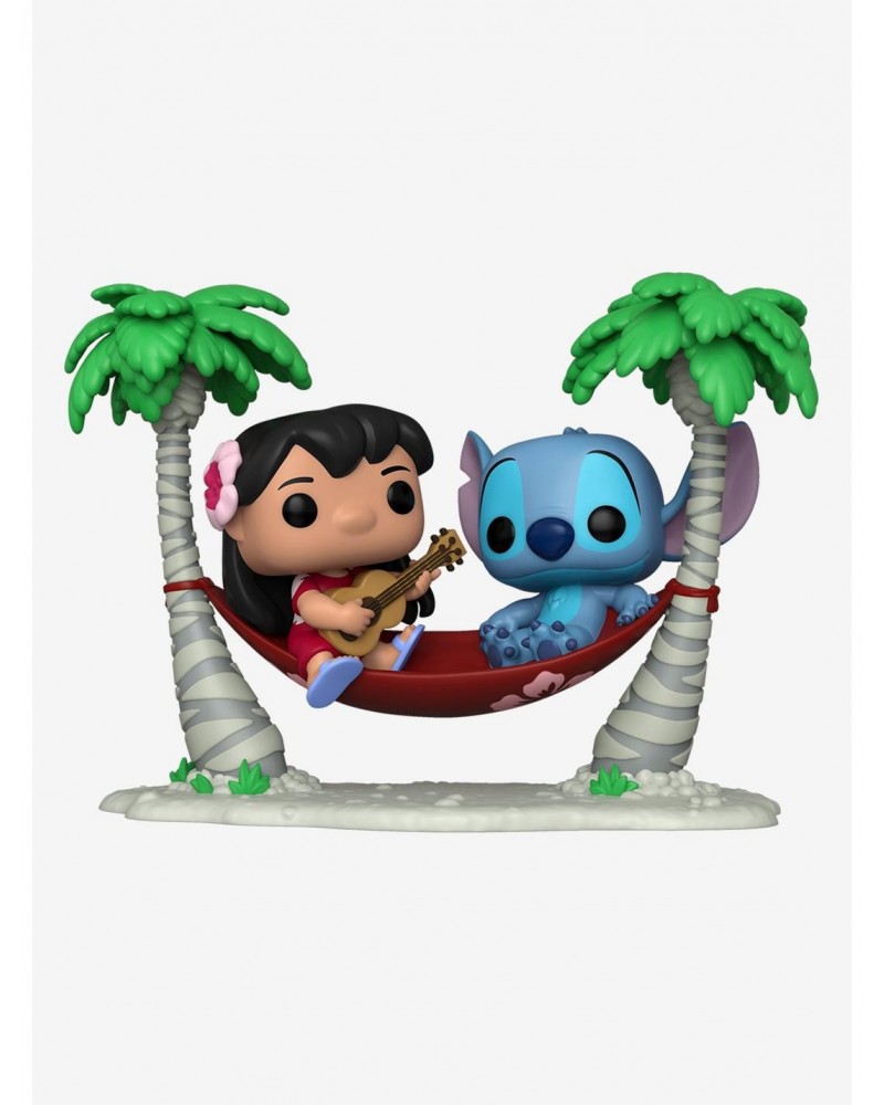 Funko Disney Lilo & Stitch Pop! Moment Lilo & Stitch In Hammock Vinyl Figure $11.19 T-Shirts