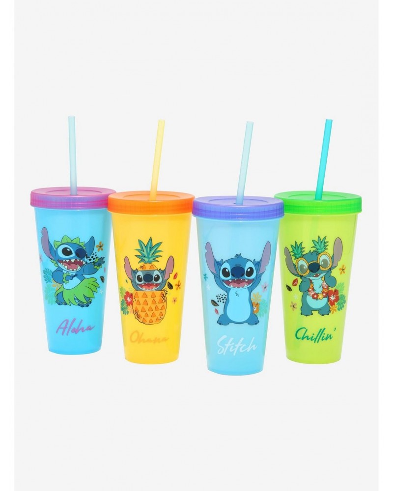 Disney Lilo & Stitch Color-Changing Acrylic Travel Cup Set $5.41 Cup Set