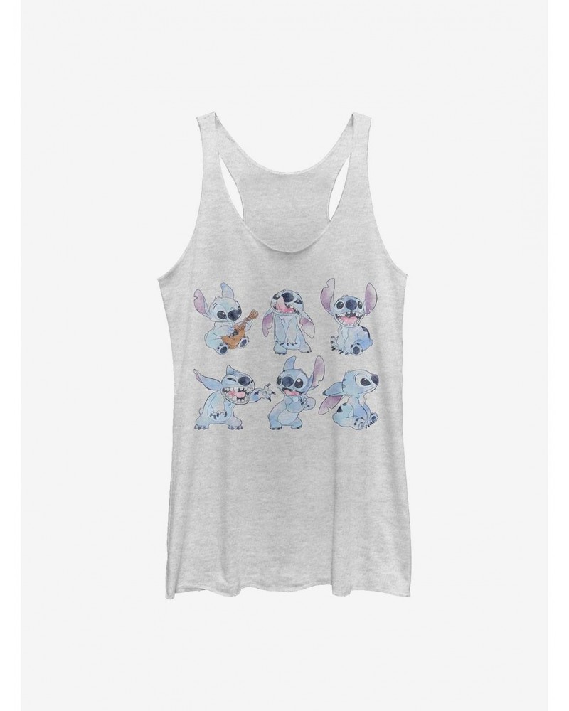 Disney Lilo & Stich Watercolor Girls Tank $6.84 Tanks