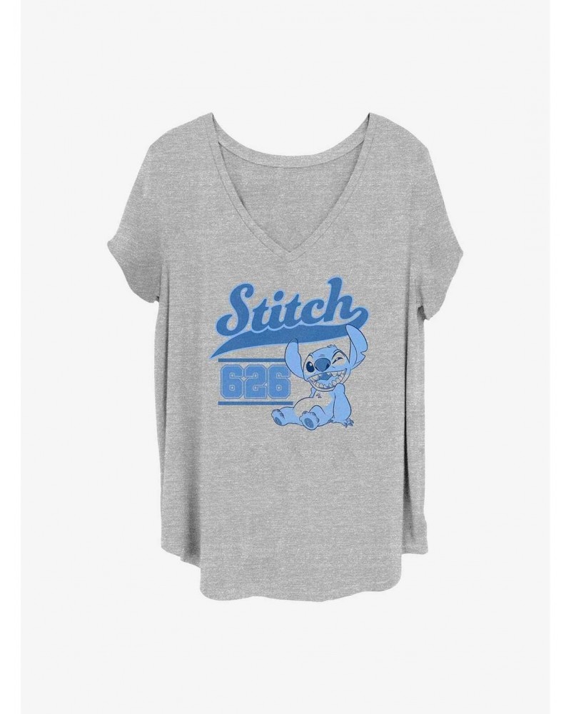 Disney Lilo & Stitch Collegiate Girls T-Shirt Plus Size $11.33 T-Shirts