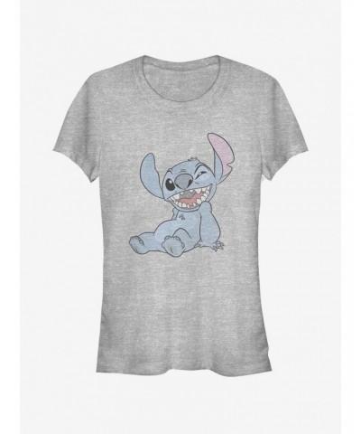 Disney Lilo & Stitch Half Tone Stitch Girls T-Shirt $5.98 T-Shirts