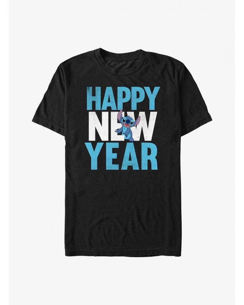 Disney Lilo & Stitch Happy New Year T-Shirt $7.27 T-Shirts