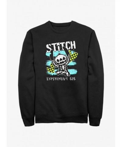 Disney Lilo & Stitch Emo Skelestitch Sweatshirt $14.46 Sweatshirts