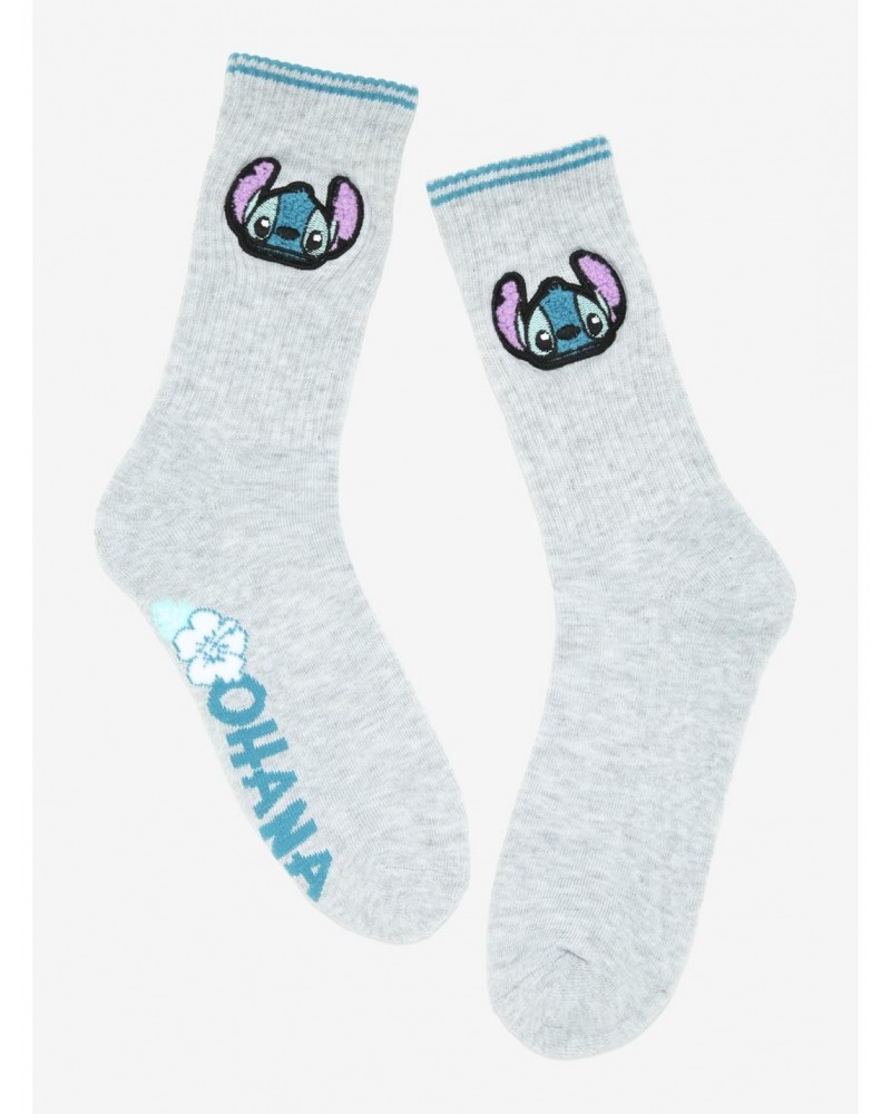 Disney Lilo & Stitch Patch Crew Socks $2.99 Socks