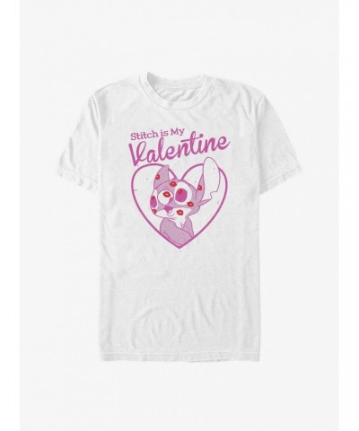 Disney Lilo & Stitch Kisses Stitch Is My Valentine Extra Soft T-Shirt $8.13 T-Shirts