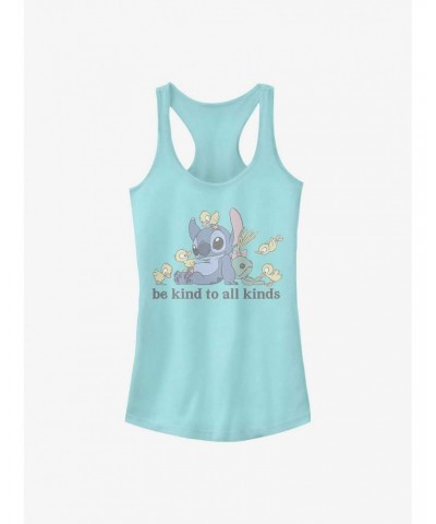 Disney Lilo & Stitch Be Kind To All Kinds Girls Tank $8.96 Tanks