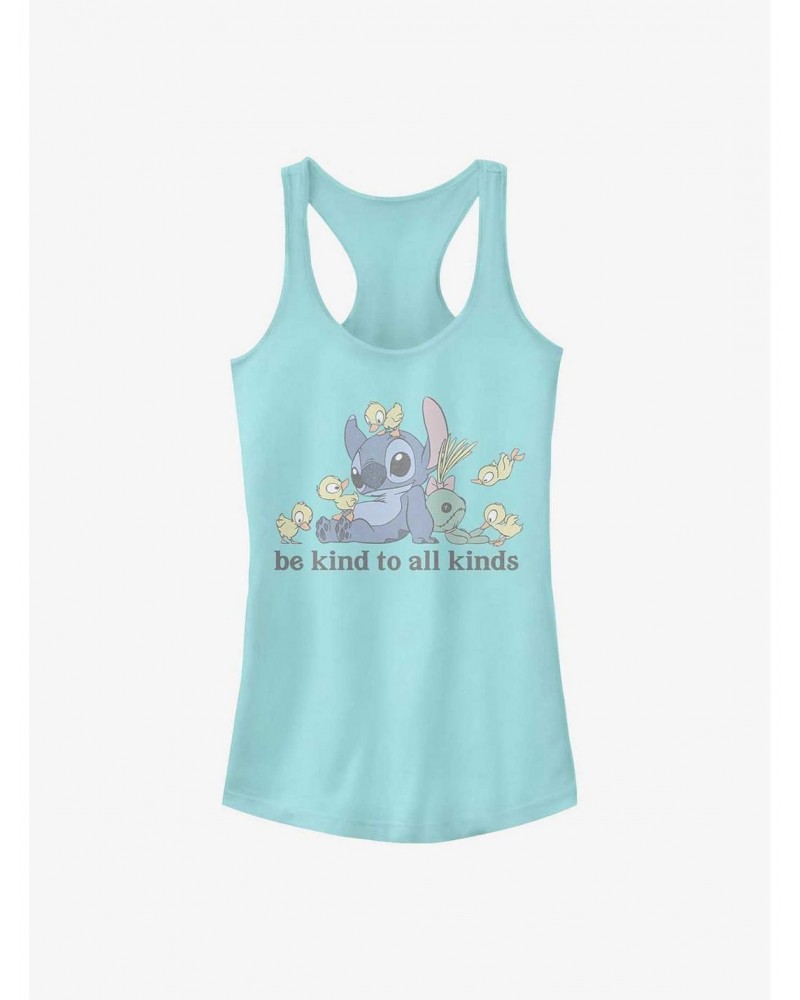 Disney Lilo & Stitch Be Kind To All Kinds Girls Tank $8.96 Tanks