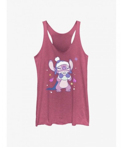 Disney Lilo & Stitch Cozy Angel Hot Cocoa Girls Tank $6.42 Tanks