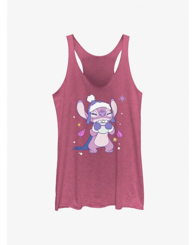 Disney Lilo & Stitch Cozy Angel Hot Cocoa Girls Tank $6.42 Tanks