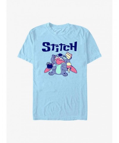 Dsny Lilo Stch Stitch Eat T-Shirt $7.65 T-Shirts