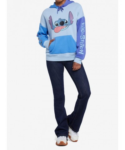 Disney Lilo & Stitch Color-Block Girls Hoodie $14.37 Hoodies