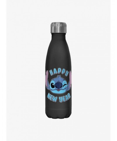 Disney Lilo & Stitch Happy New Year Stitch Wink Water Bottle $9.16 Water Bottles