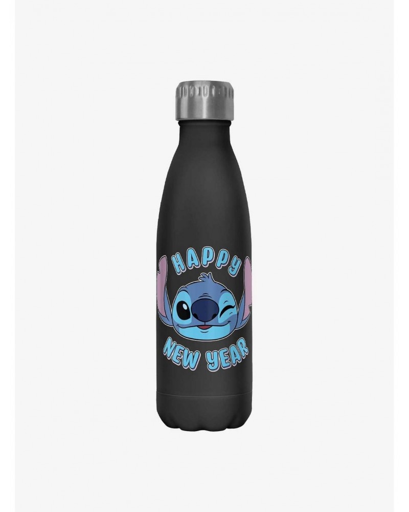 Disney Lilo & Stitch Happy New Year Stitch Wink Water Bottle $9.16 Water Bottles