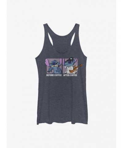 Disney Lilo & Stitch Before Coffee After Coffee Girls Tank $10.15 Tanks