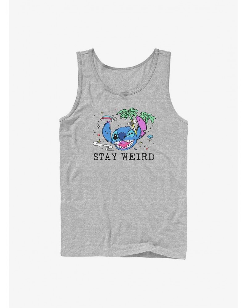 Disney Lilo & Stitch Stay Weird Tank $8.57 Tanks