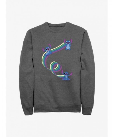 Disney Lilo & Stitch Ribbon Stitches Sweatshirt $12.69 Sweatshirts