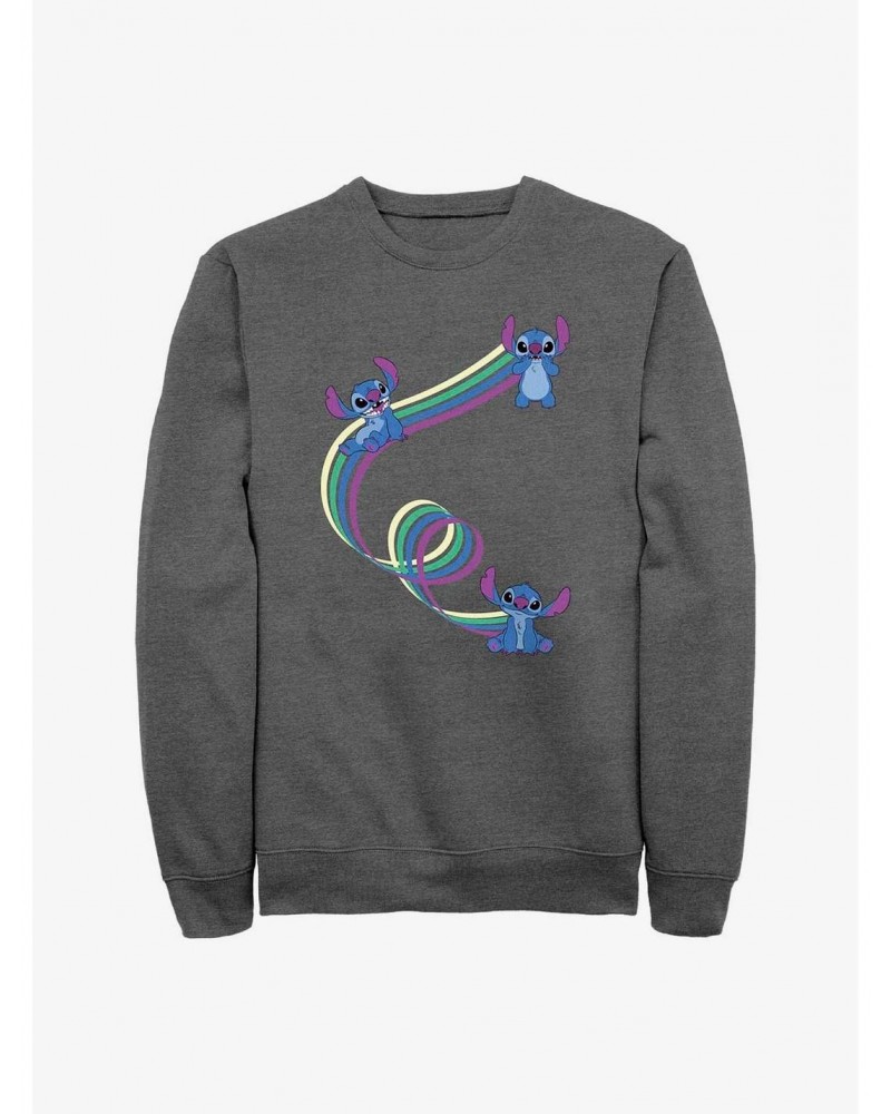 Disney Lilo & Stitch Ribbon Stitches Sweatshirt $12.69 Sweatshirts