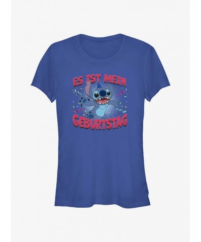 Disney Lilo & Stitch German It's My Birthday Girls T-Shirt $6.18 T-Shirts