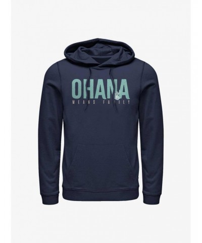 Disney Lilo & Stitch Ohana Bold Hoodie $15.80 Hoodies