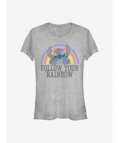 Disney Lilo & Stitch Rainbow Girls T-Shirt $9.36 T-Shirts