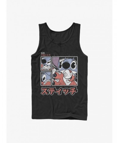 Disney Lilo & Stitch Japanese Text Tank $8.96 Tanks